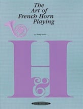 ART OF FRENCH HORN PLAYING cover